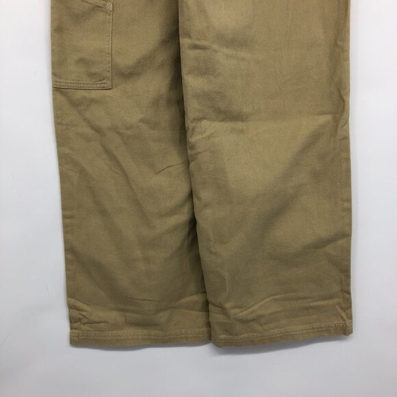 NWT Twik Simons Khaki Tan Wide Leg Cargo Pants size 28 - Picture 14 of 16